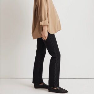 The Maternity Over-The-Belly '90s Straight Jean in Belmere Wash, Size 25